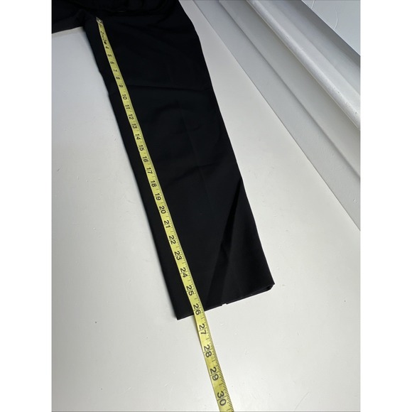 Piazza Sempione Size 42 Us Sz 6 Wool Blend Black Audrey Skinny Cropped Pants - Picture 7 of 7